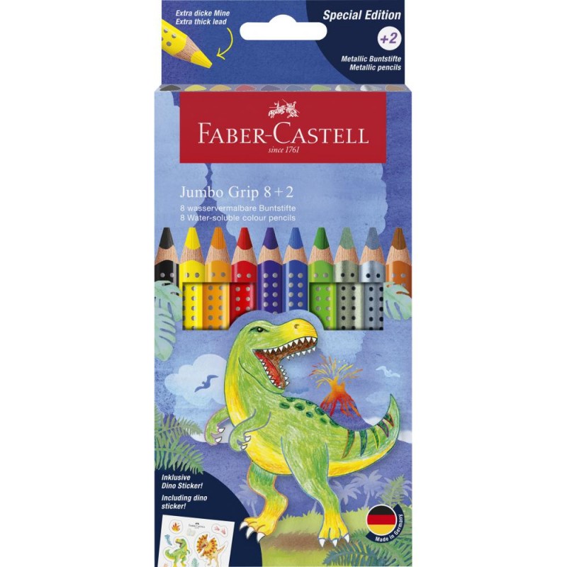 Barvice faber-castell dino jumbo 8+2